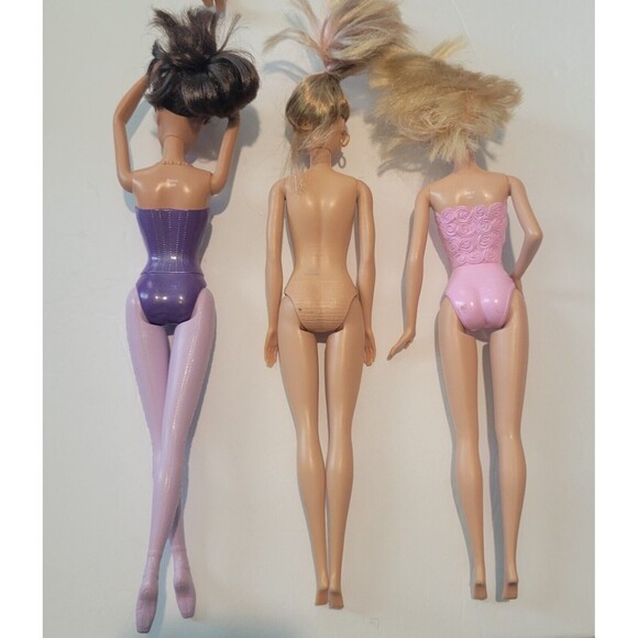 Lot of 3 Barbie Dolls 2015 Nude including Fairytale Ballerina - Picture 2 of 7